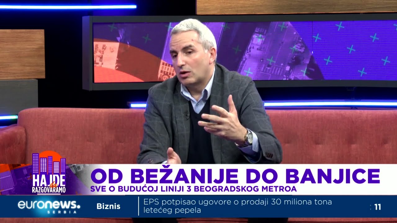 Linija 3 beogradskog metroa za #HajdeDaRazgovaramo Andreja Mladenović