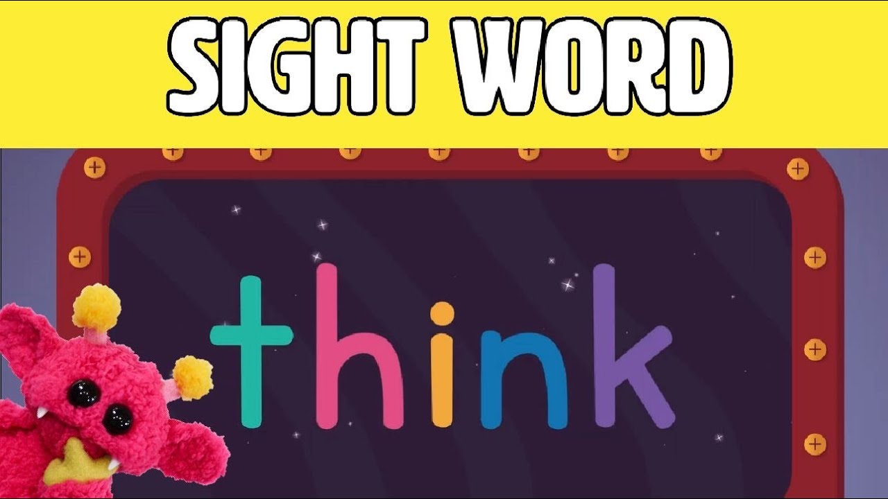 THINK - Let's Learn the Sight Word THINK with Hubble the Alien! | Nimalz Kidz! Songs and Fun!