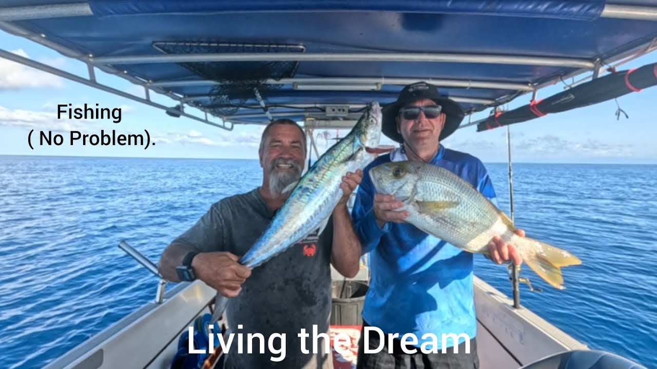 Cairns fishing.  Living the Dream 