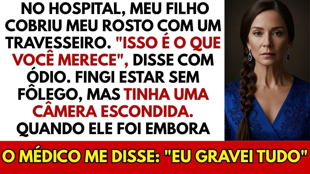 Meu filho tentou me sufocar no hospital: 