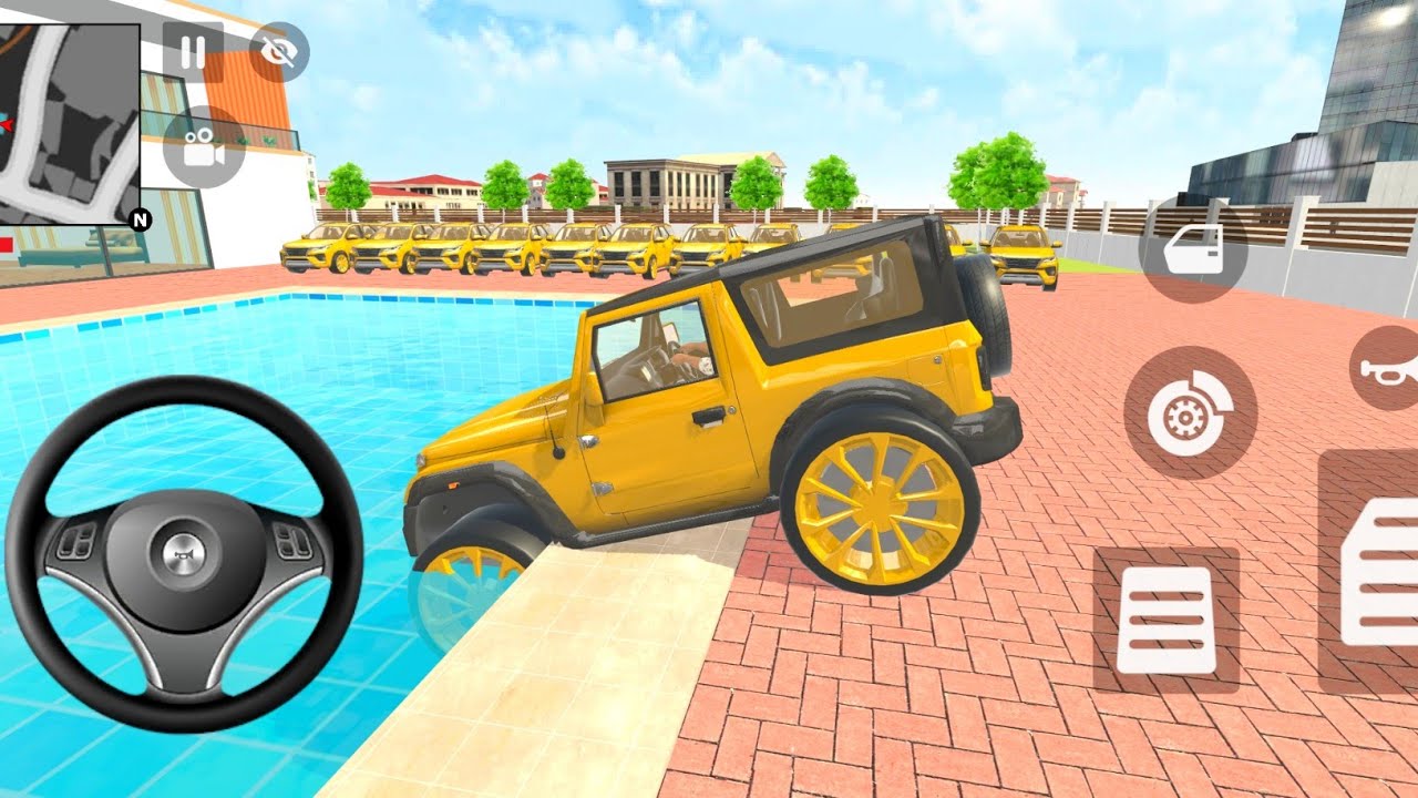 🤩 Indian Thift Auto Simulator Indian Showroom Purchase Modified New Golden Thar and Bike Game 😘