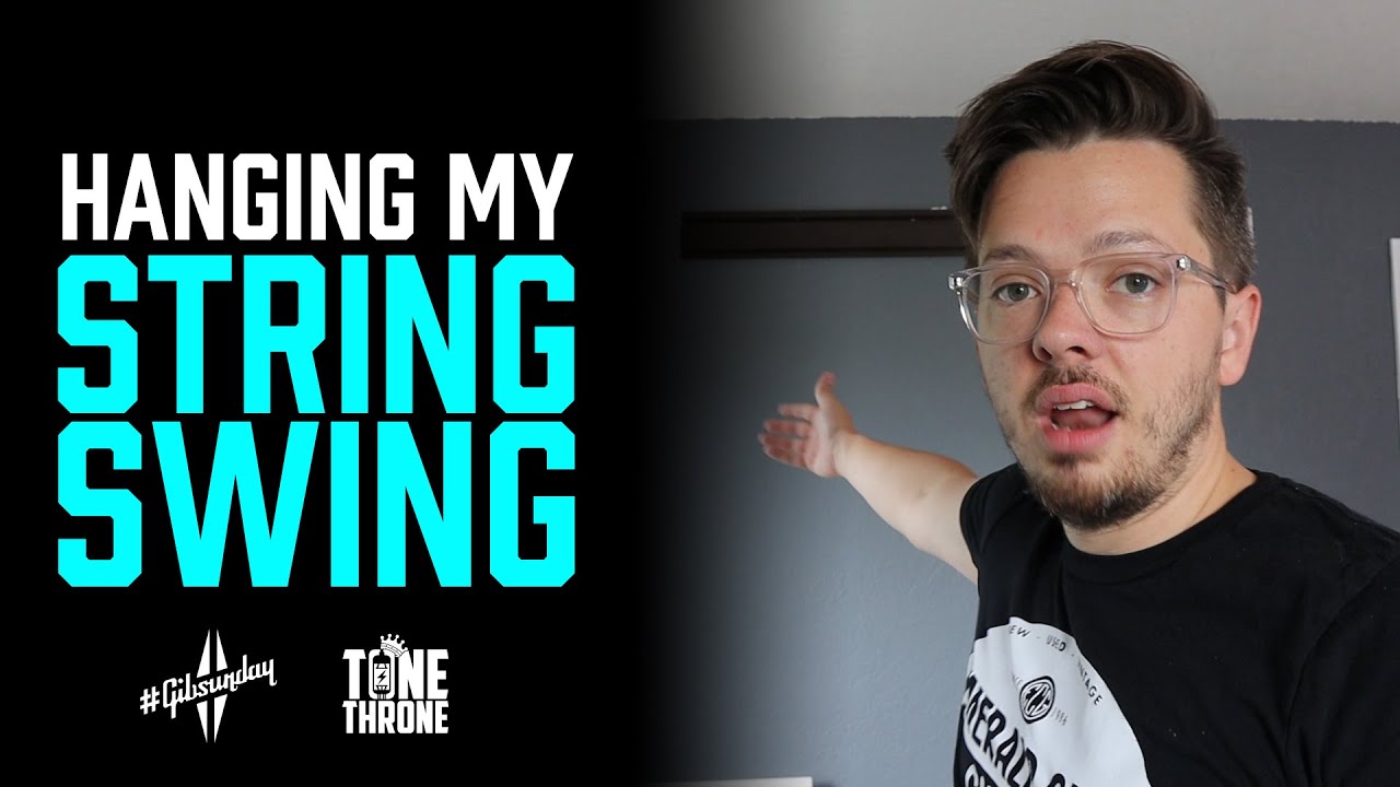 Мои новые качели со струнами (и как я их повесил)!