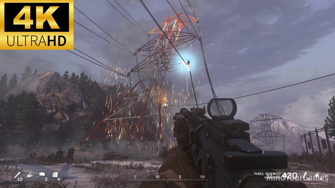 Call Of Duty Modern Warfare Remastered Ultimatum Walkthrough Veteran [4K UHD 60FPS]