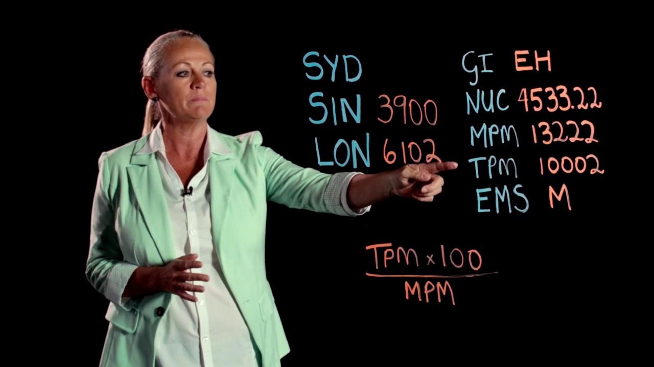 How to calculate GI, TPM, MPM, EMS and EMA