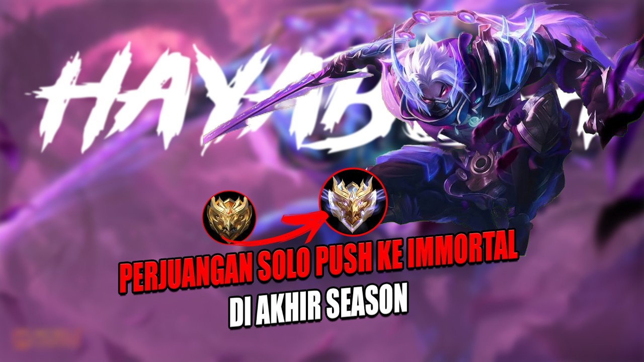 BISAKAH HARI INI AKU MENYENTUH IMMORTAL UNTUK PERTAMA KALINYA DALAM HIDUP #| Mobile Legend Bang Bang