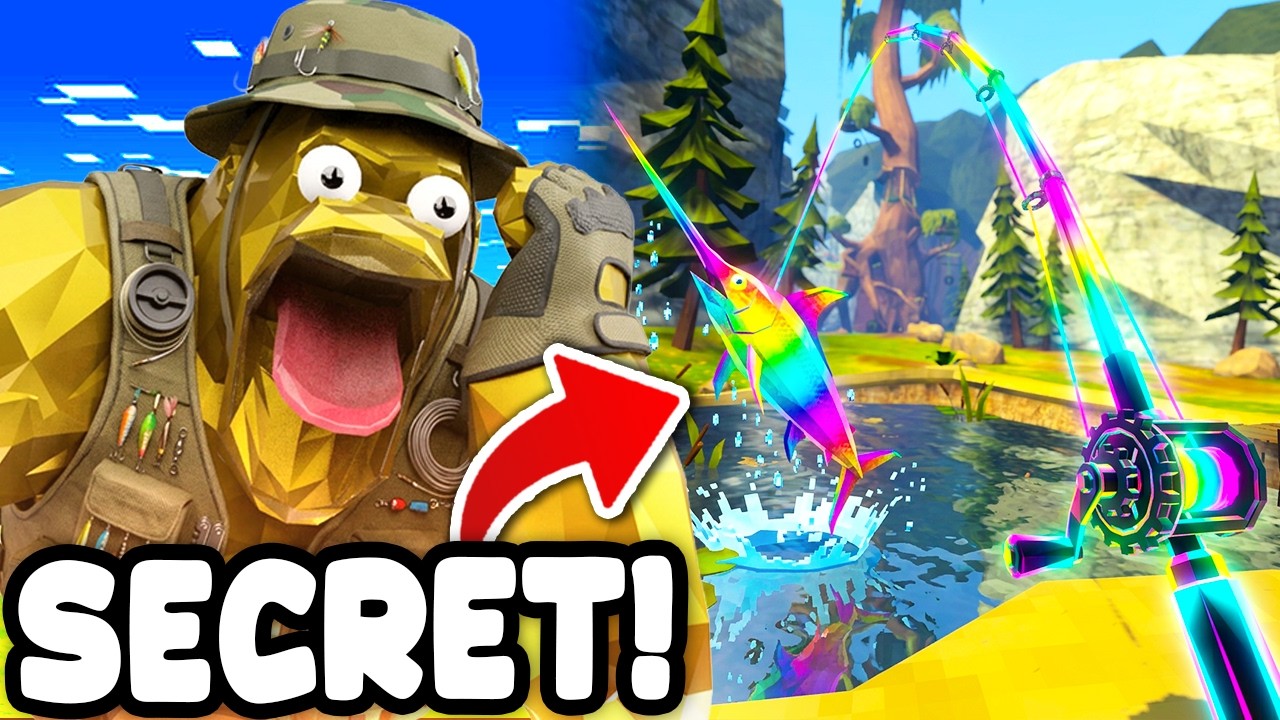 NEW NEON RAINBOW FISHING ROD is HIDING SECRETS in Animal Company!