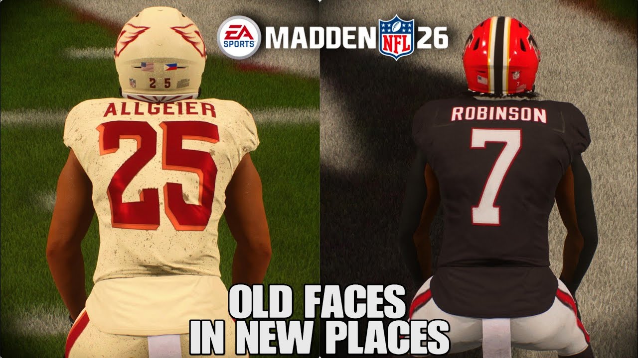 🚨 BREAKING | Tyler Allgeier RETURNS | CARDINALS at FALCONS | MADDEN 26 FREE AGENCY UPDATED ROSTERS