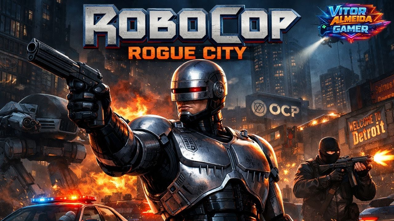 RoboCop: Rogue City  #RoboCopRogueCity #VitorAlmeidaGamer