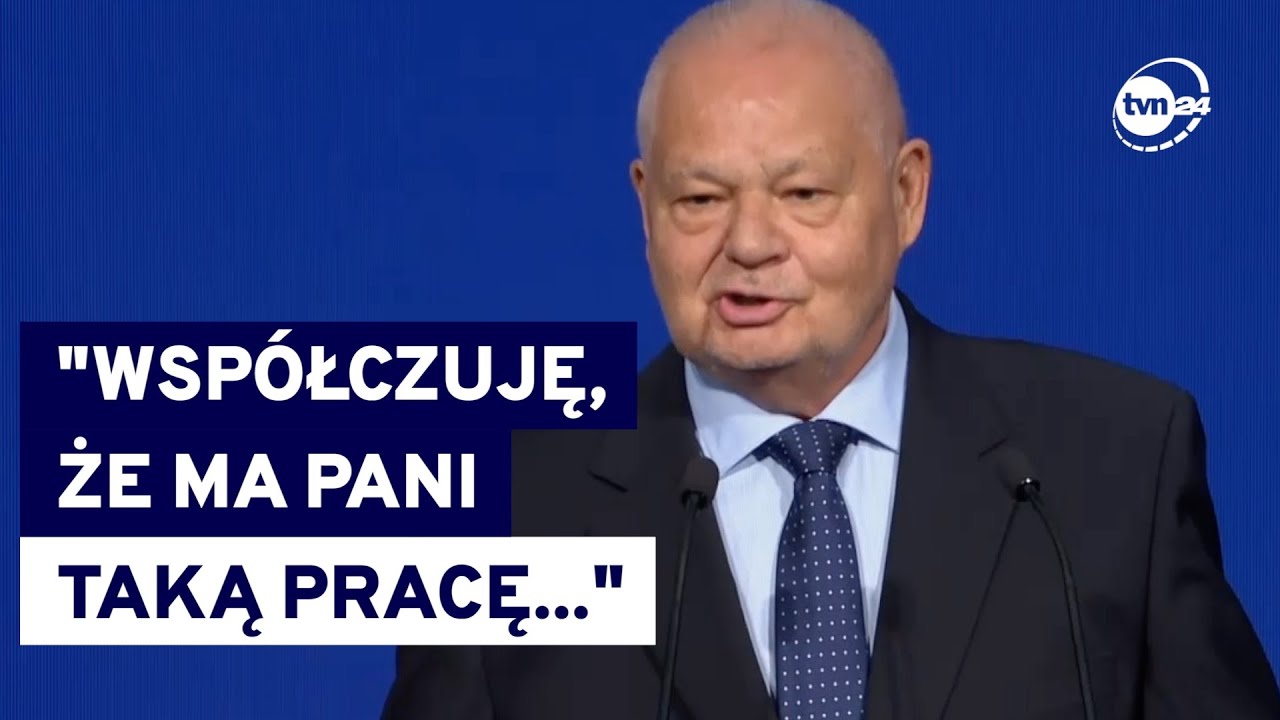 Pytanie o podwyżkę popsuło mu humor. Glapiński obraża reporterkę i obrażony wychodzi z sali @TVN24