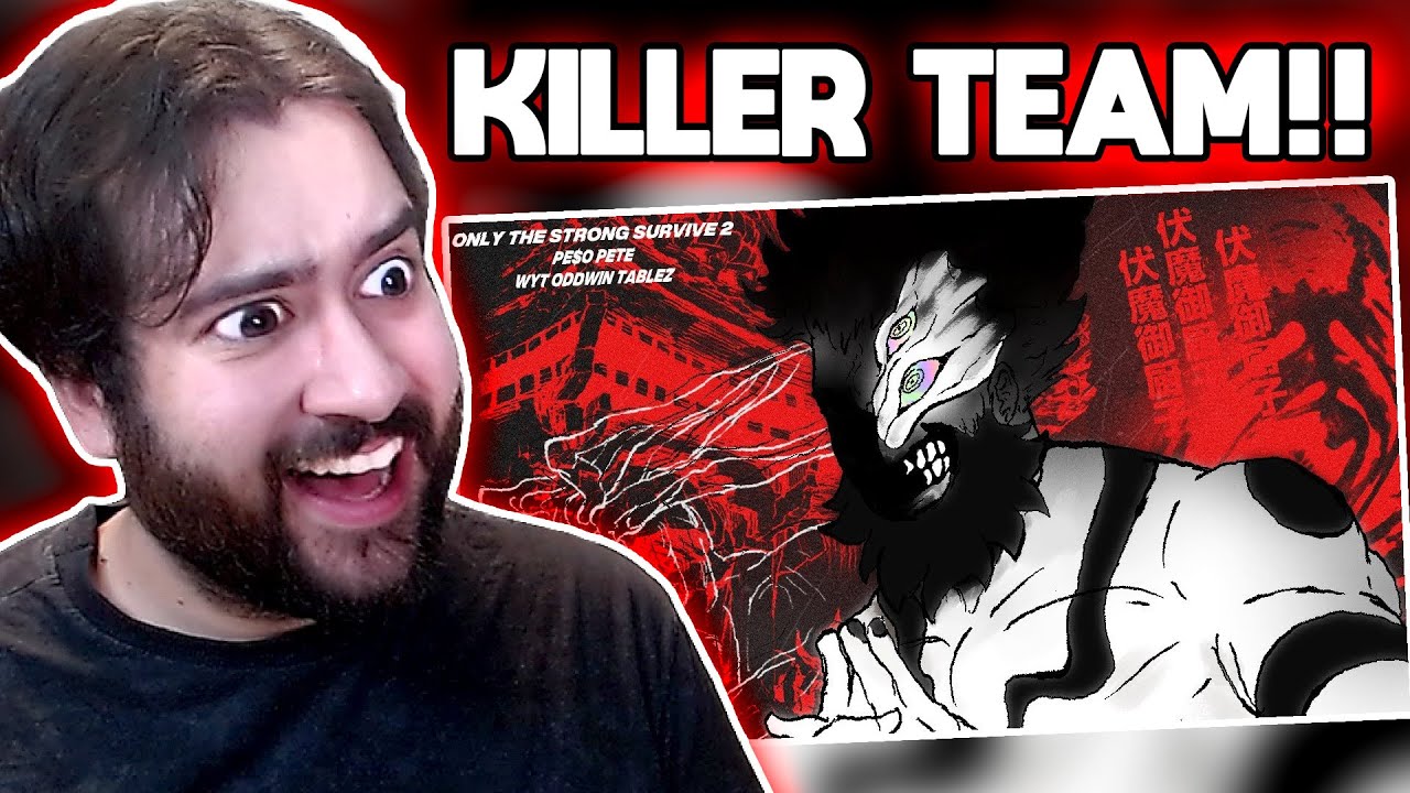 REACTION - PE$O PETE - ONLY THE STRONG SURVIVE 2 (OFFICIAL LYRIC VIDEO) [JUJUTSU KAISEN]