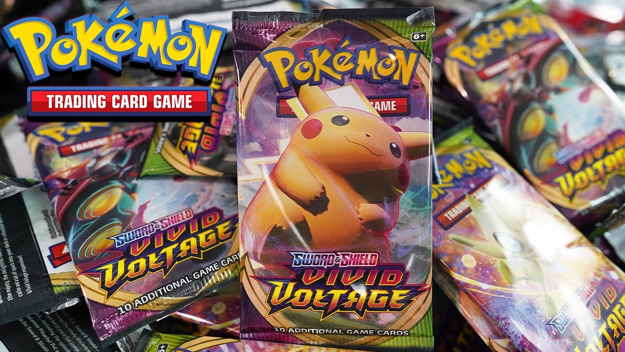 Открываем 216 бустеров Pokemon Vivid Voltage!