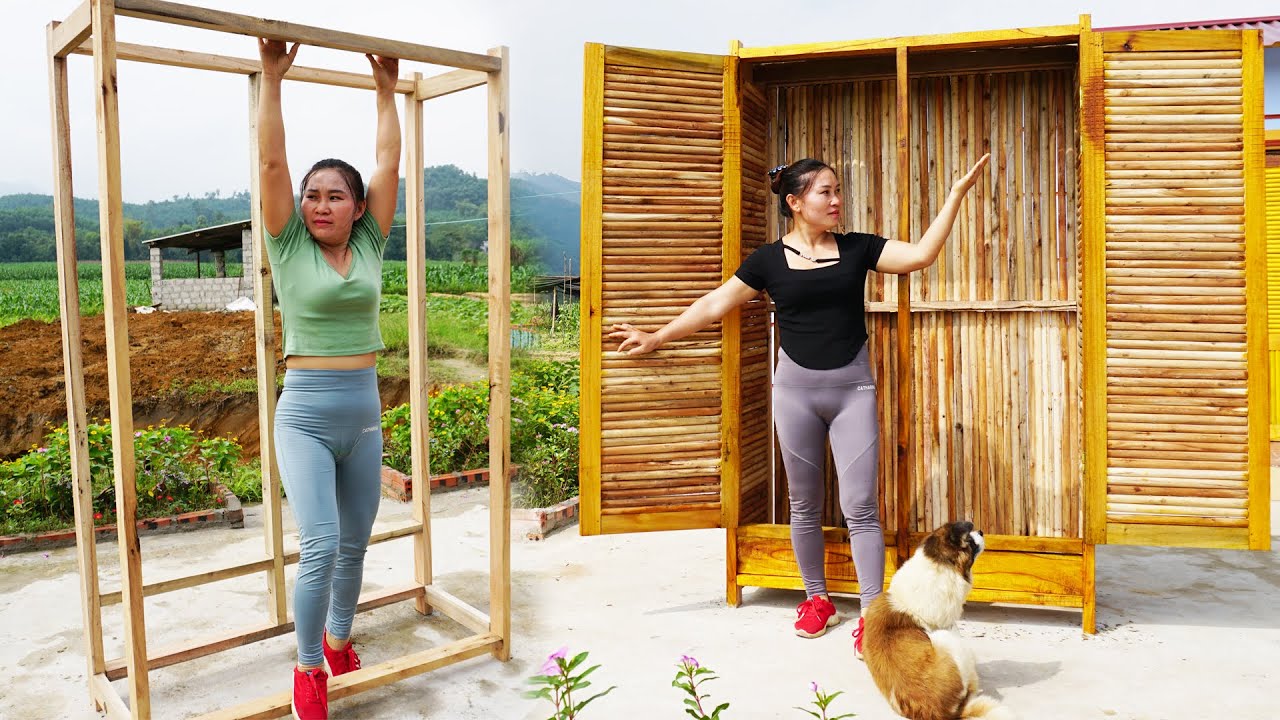 How to make a wooden wardrobe, Duyen skills woodworking - Building farm life alone
