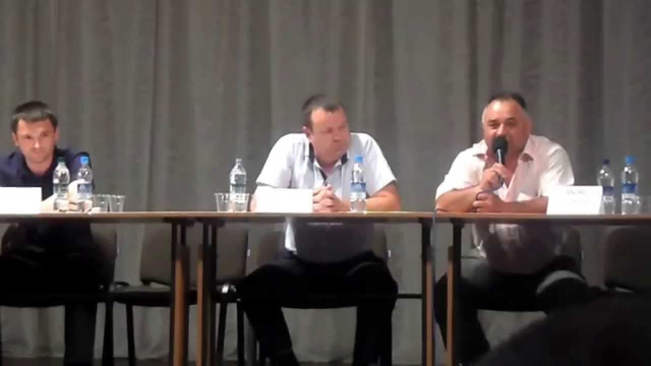 Дебаты по выбору примара пгт Кошница.