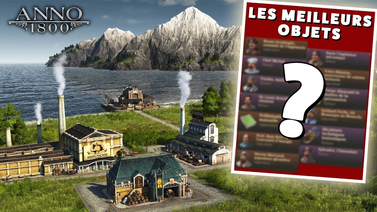 Les 13 meilleurs objets de corporation ! Anno 1800