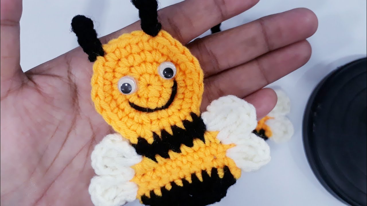 🐝🐝 Crochet Bee Applique 🐝🐝