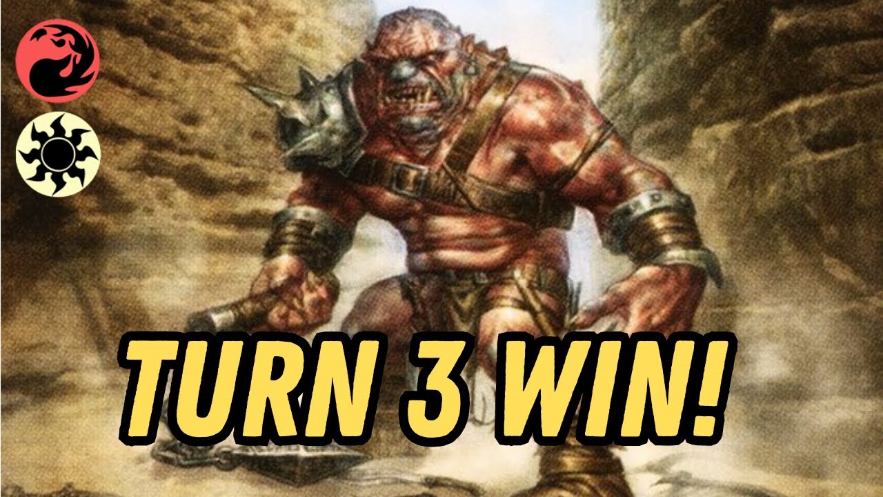 Kazuul's Toll Collector One Shot Kill Combo! Pioneer Magic the Gathering.