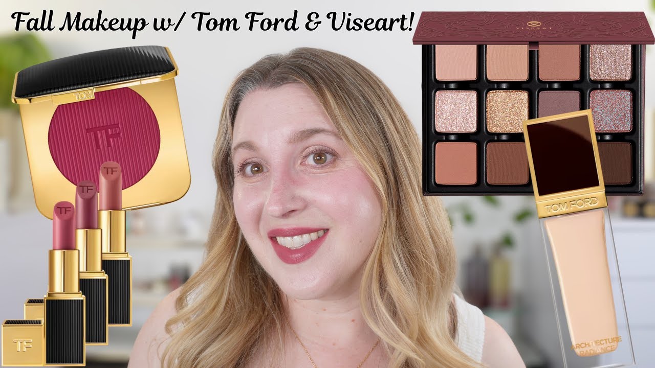 TOM FORD Iconic Black Orchid & Architecture Radiance Foundation & VISEART Midsommer Lumiere