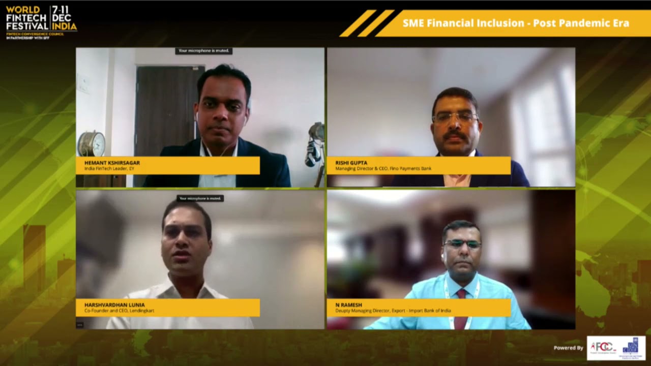 SME Financial Inclusion - Post Pandemic Era | World FinTech Festival in India 2020