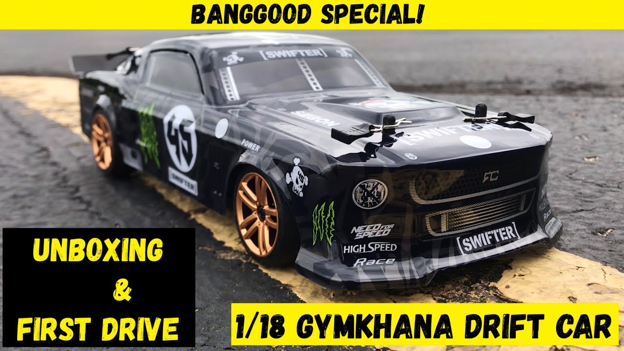 HBX 2188A - Распаковка и первый тест-драйв дрифт-кара Gymkhana в масштабе 1/18!!