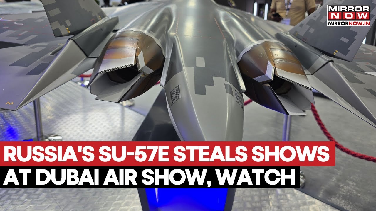 Russia's Su-57E Steals Thunder At The Dubai Air Show, Delivers Daring Aerobatics, Watch Video