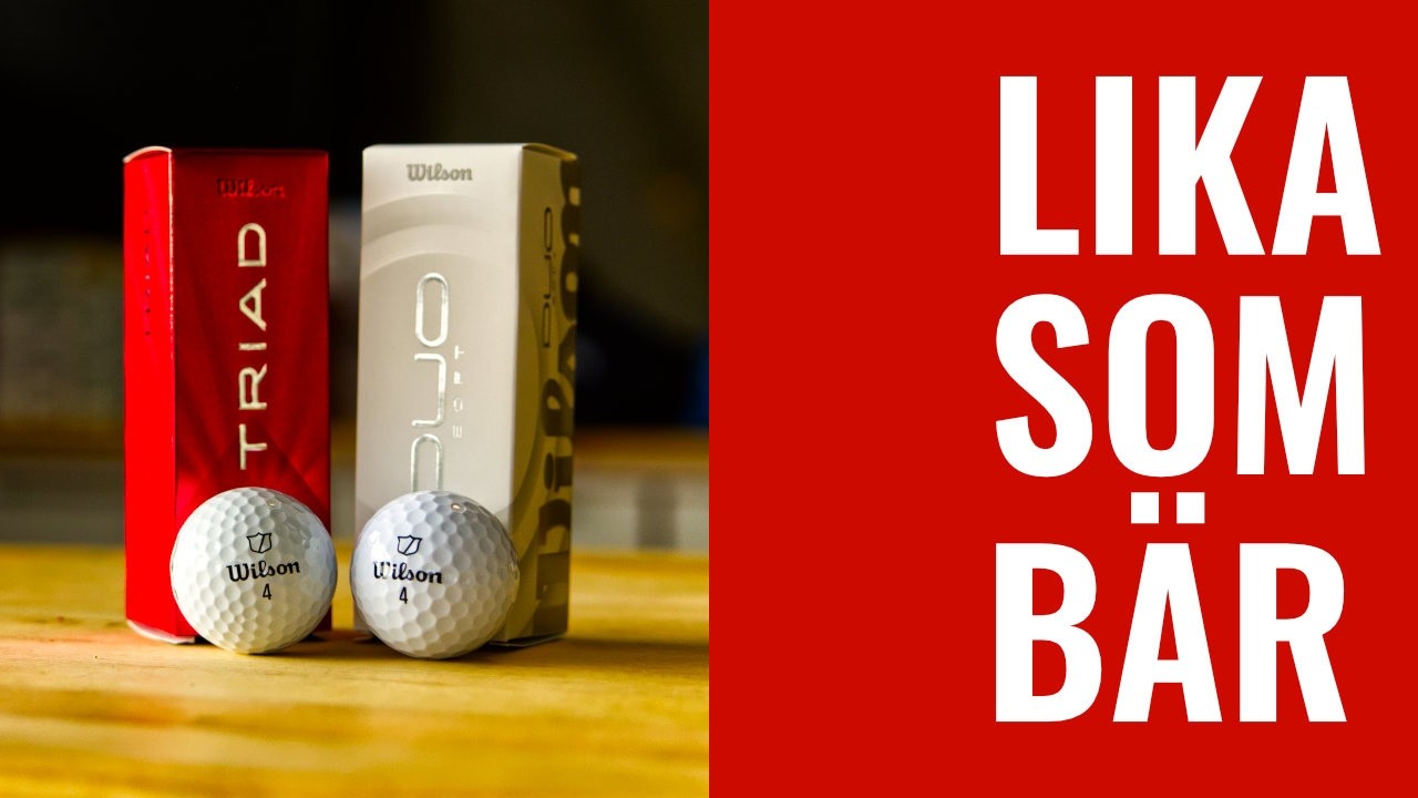 Välj Golfboll Wilson Duo Soft eller Wilson Triad