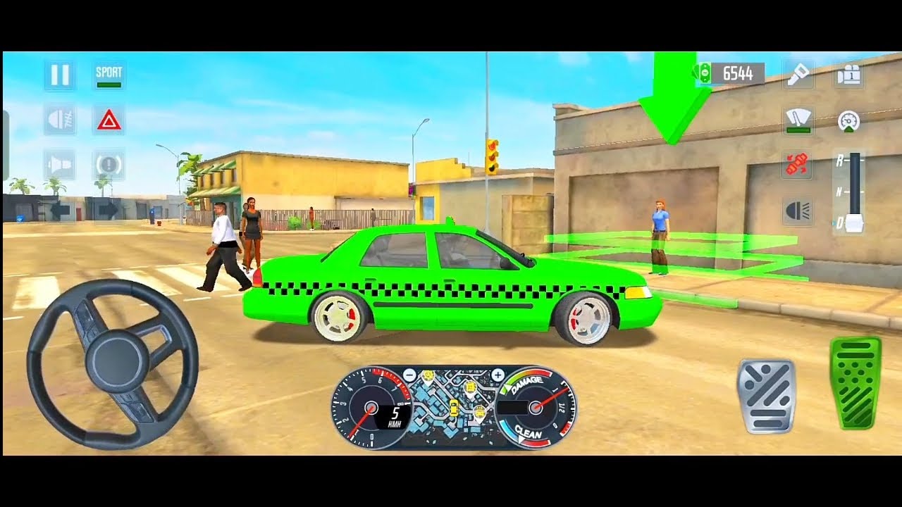 City Taxi Sim 3D - Realistic Car Driving Games Android iOS Gameplay #66 #mruvneygamer 