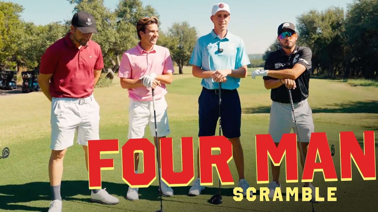 Four Man Scramble with David Puig, Abraham Ancer and Riqui Puig