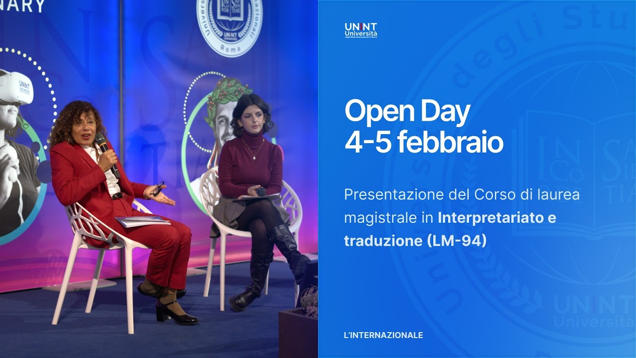 Open Day 04/02/2026 | Corso di laurea magistrale in Interpretariato e traduzione (LM-94)