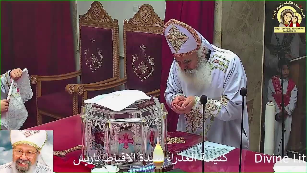 كنيسة العذراء سيدة الاقباط باريس     Divine Liturgie du dimanche  22/02/2026    قداس اليوم الاحد
