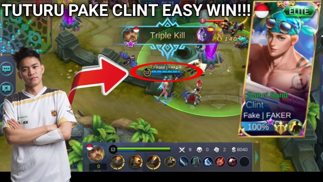 TUTURU PAKE CLINT EASY WIN!!!