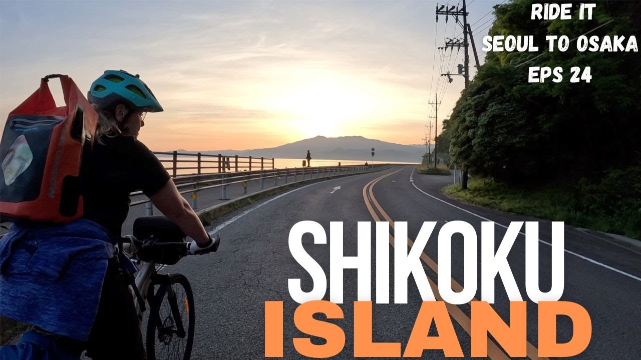 S1 - E 24 Japan - Bike Packing Shikoku: Ferry Arrival, Flat tyres and Stunning views!