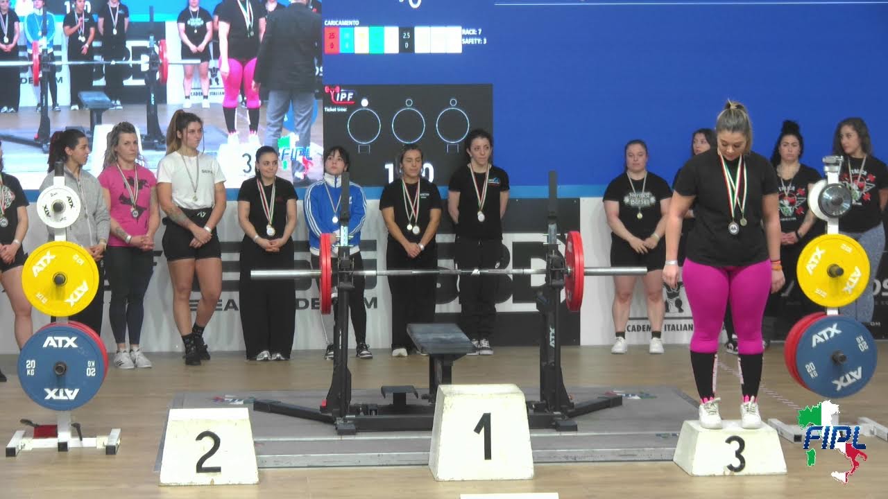 25° CAMPIONATO ITALIANO OPEN DI PANCA ATTREZZATA MASCHILE E FEMMINILE - Donne tutte le Cat.