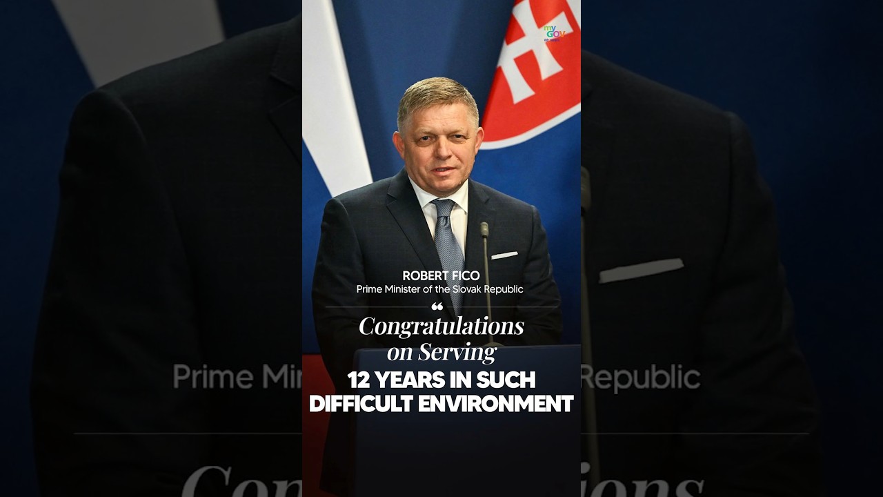 Slovak PM Robert Fico Praises India&rsquo;s Growth and PM Modi&rsquo;s Leadership 🇮🇳🇸🇰