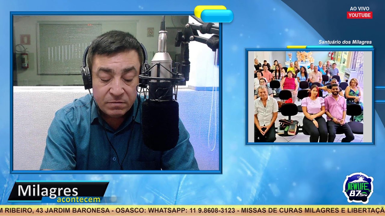 Programa Milagres Acontecem  - Pe. Sérgio Ferreira - 🔴 AO VIVO!