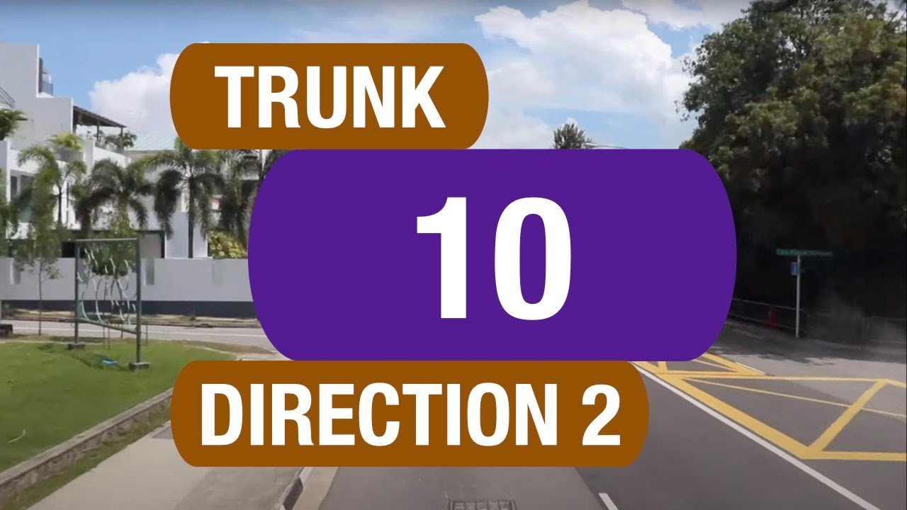 SBS Transit Trunk 10 (Direction 2) | Bus Service Route Visual