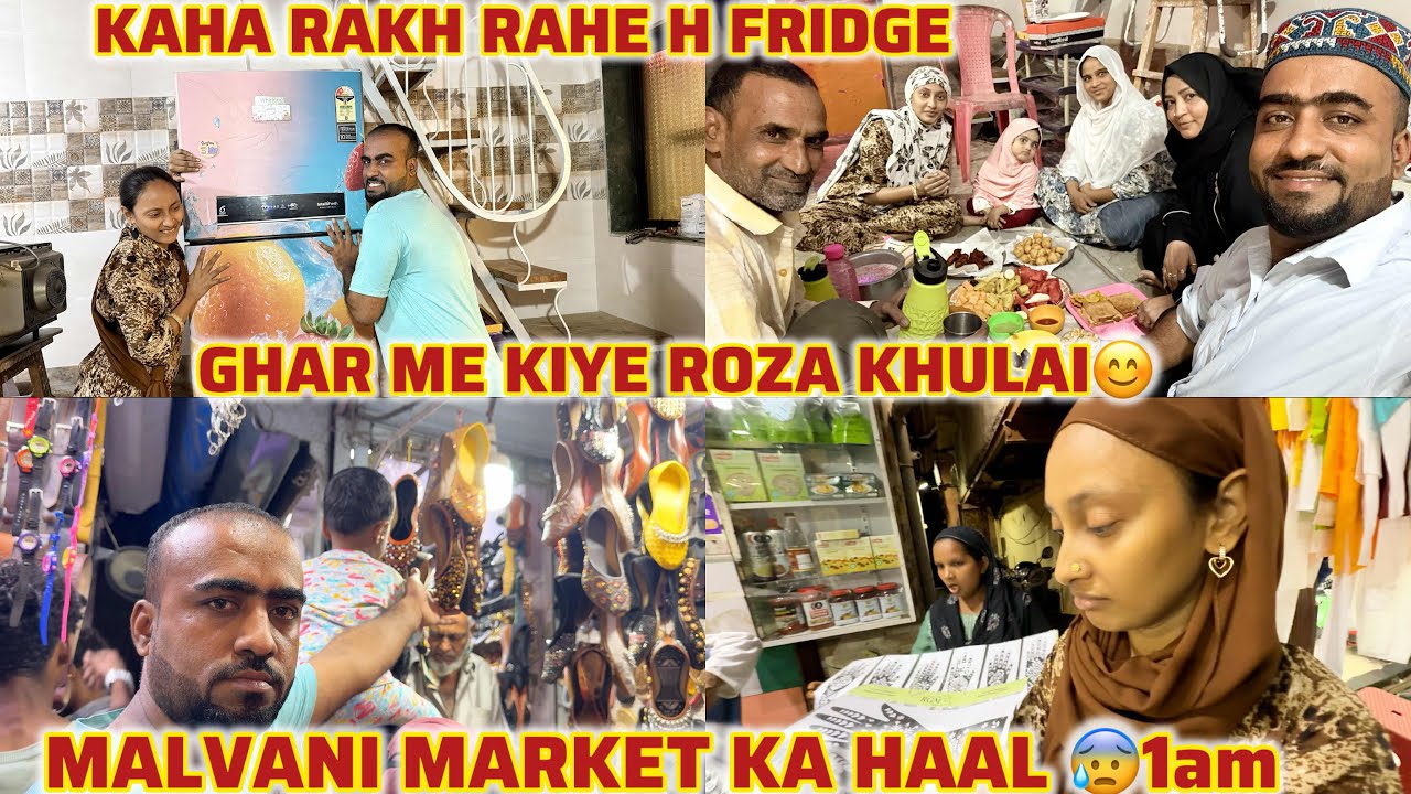 KESI LAGEGI FRIDGE HALL ME🤔 | CHAND RAAT SE PEHLE MARKET KA HAAL😰 | IFTAR SPECIAL #shafiqueaasifa