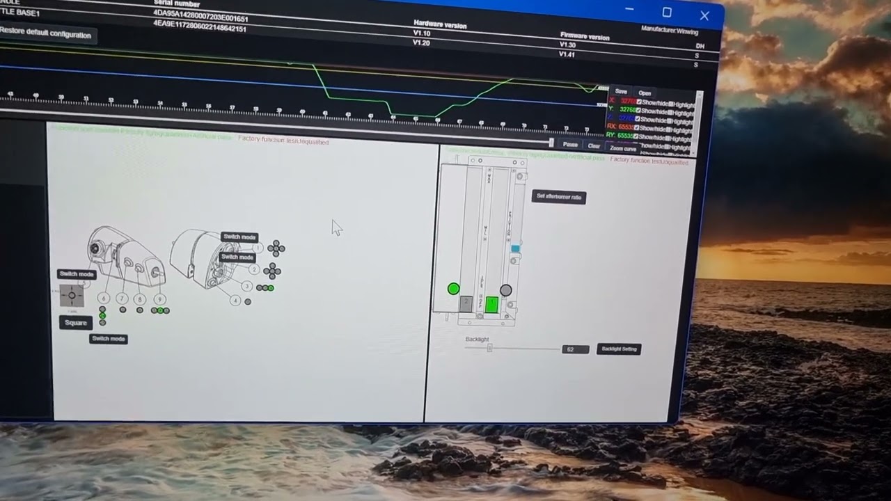 WinWing Throttle calibration