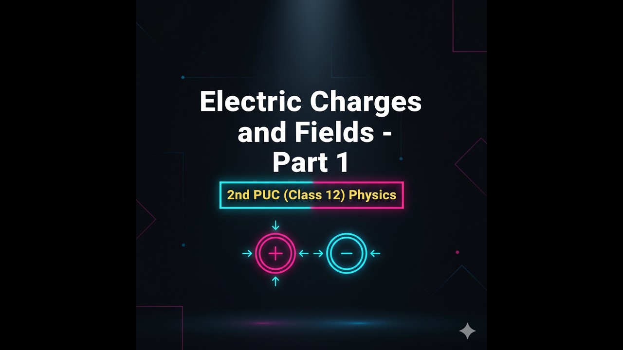 Electric charges and Fields - part 1 (2nd PUC)