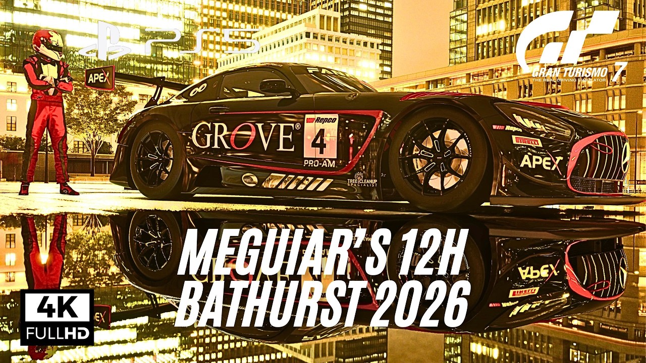 Gran Turismo 7 | MEGUIAR'S 12H BATHURST 2026 - Multi Class | PS5 Gameplay 4k 60fps