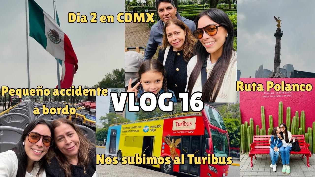 ¿VALE la PENA el TURIBUS en CDMX? Nuestra EXPERIENCIA + LLUVIA incluída | VLOG 16 