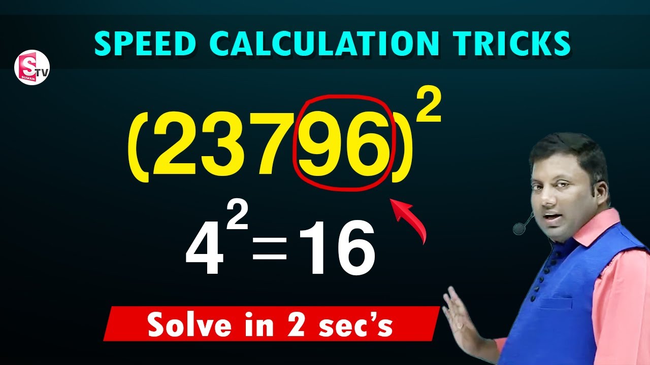 Speed Maths trick for Competitive Exam | SSC | BANK | CAT | Anil Nair - Aptitude Tricks || Sumantv