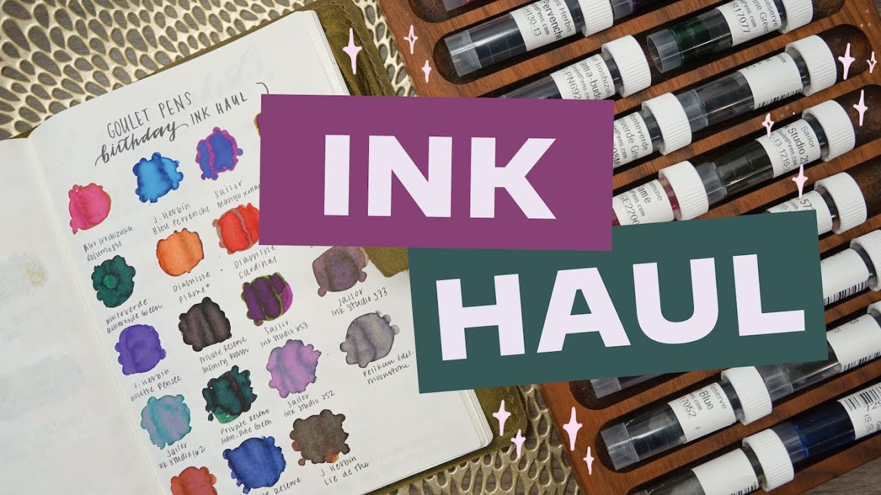 Ink Sample [Surprise] Swatch Party  🎉  Sailor Ink Studio, Private Reserve, J. Herbin, Pelikan, More!