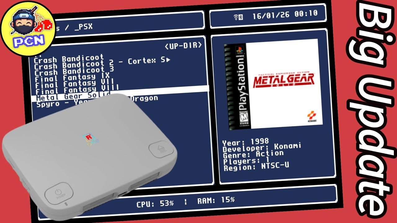 SuperStation One - RetroMenu, Grey/Black & Dock Updates | MiSTer FPGA