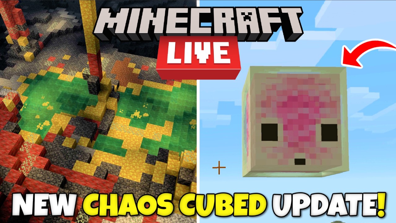 NEW SULFUR CAVE BIOME & MOB! Chaos Cubed Update! Everything New From Minecraft Live 2026!