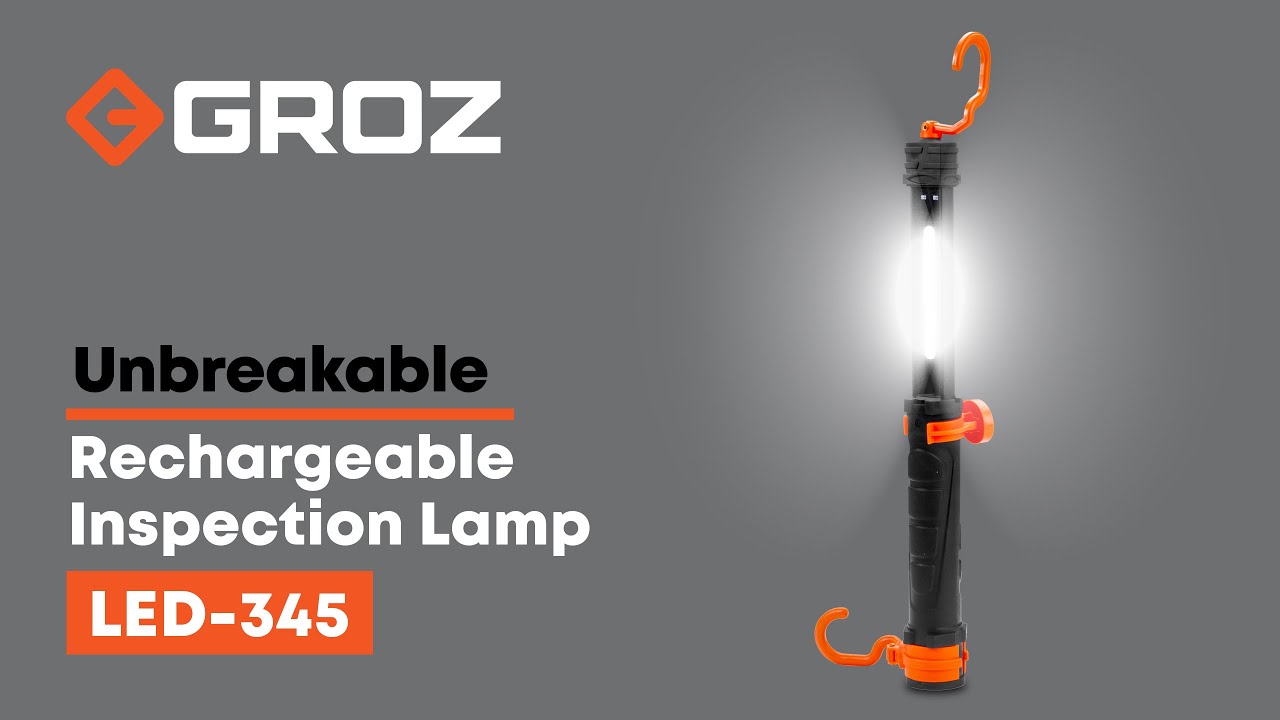 GROZ Unbreakable Inspection Lamp (LED-345)