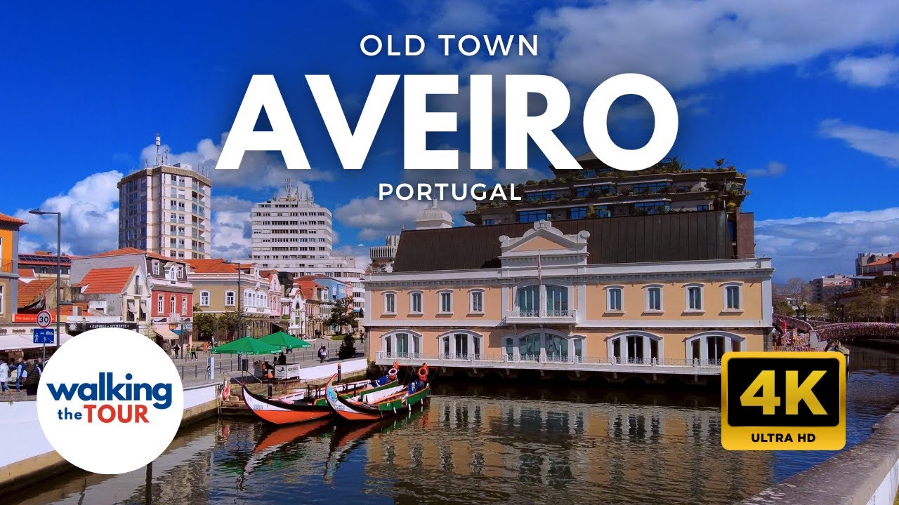 Aveiro Old Town Walk | Aveiro Portugal 4K