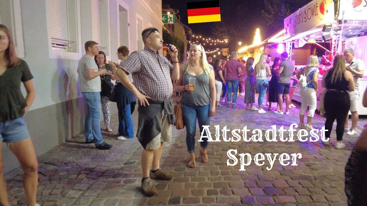 🇩🇪 Altstadtfest Speyer 2023 - Walking around | 4K