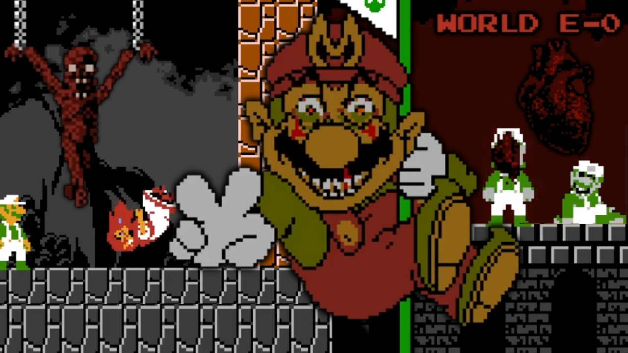 MARIO.EXE DAREDEVIL Edition - SECRET ENDING & ALL SECRETS + EASTER EGGS (Mario.EXE CoolRash Remake)