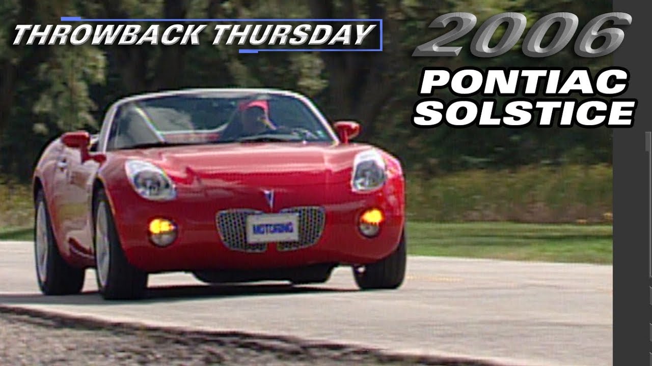 Тест-драйв Pontiac Solstice 2006 года — Четверг воспоминаний