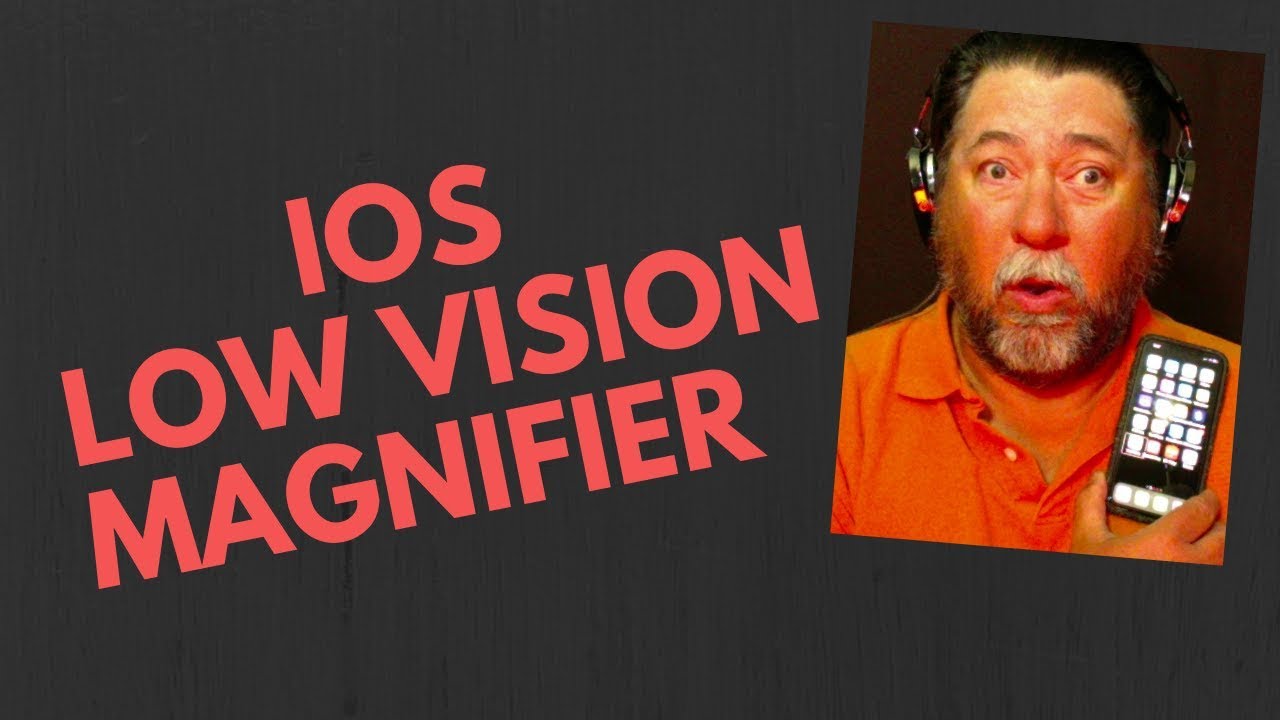 iOS Low Vision Magnifier Set up & Review
